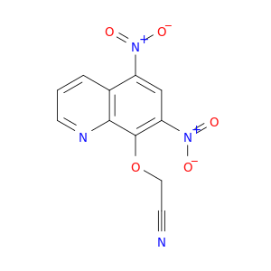 Acetonitrile, [(5,7-dinitro-8-quinolinyl)oxy]-