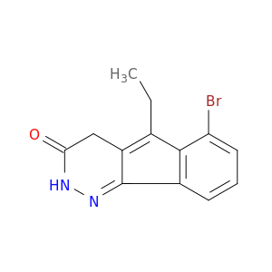 3H-Indeno[1,2-c]pyridazin-3-one, 6-bromo-5-ethyl-2,4-dihydro-