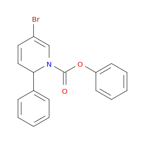 1(2H)-Pyridinecarboxylic acid, 5-bromo-2-phenyl-, phenyl ester