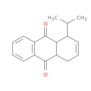 9,10-Anthracenedione, 1,4,4a,9a-tetrahydro-1-(1-methylethyl)-