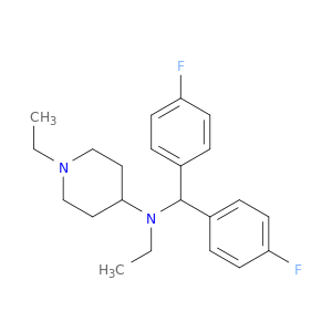 4-Piperidinamine, N-[bis(4-fluorophenyl)methyl]-N,1-diethyl-