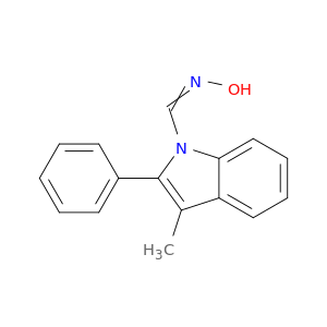 1H-Indole-1-carboxaldehyde, 3-methyl-2-phenyl-, oxime