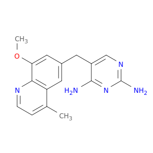 2,4-Pyrimidinediamine, 5-[(8-methoxy-4-methyl-6-quinolinyl)methyl]-