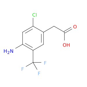 2-[4-amino-2-chloro-5-(trifluoromethyl)phenyl]acetic acid