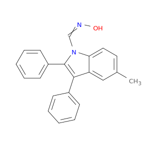 1H-Indole-1-carboxaldehyde, 5-methyl-2,3-diphenyl-, oxime