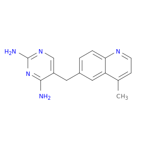 2,4-Pyrimidinediamine, 5-[(4-methyl-6-quinolinyl)methyl]-