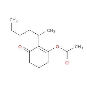 2-Cyclohexen-1-one, 3-(acetyloxy)-2-(1-methyl-4-pentenyl)-