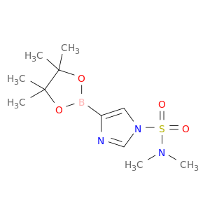 N,N-二甲基-4-(4,4,5,5-四甲基-1,3,2-二氧硼杂环戊烷-2-基)-1H-咪唑-1-磺酰胺