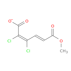 2,4-Hexadienedioic acid, 2,3-dichloro-, 6-methyl ester, (Z,E)-
