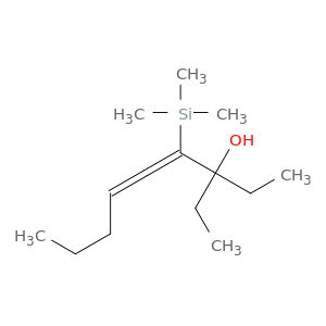 4,5-Nonadien-3-ol, 3-ethyl-4-(trimethylsilyl)-