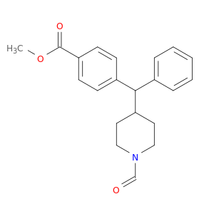 Benzoic acid, 4-[(1-formyl-4-piperidinyl)phenylmethyl]-, methyl ester
