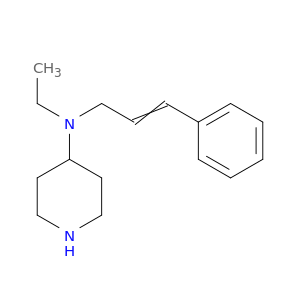 N-乙基-N-(3-苯基-2-丙烯-1-基)-4-哌啶胺