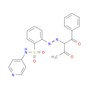 Benzenesulfonamide, 2-[(1-benzoyl-2-oxopropyl)azo]-N-4-pyridinyl-