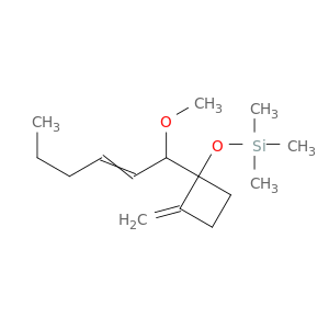 Silane, [[1-(1-methoxy-2-hexenyl)-2-methylenecyclobutyl]oxy]trimethyl-
