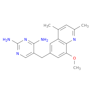 2,4-Pyrimidinediamine, 5-[(8-methoxy-2,4-dimethyl-6-quinolinyl)methyl]-