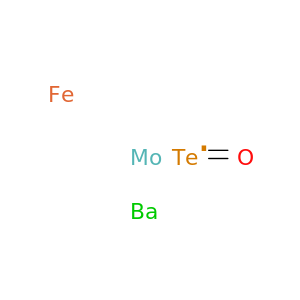 Barium iron molybdenum tellurium oxide