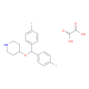 Piperidine, 4-[bis(4-fluorophenyl)methoxy]-, ethanedioate (1:1)