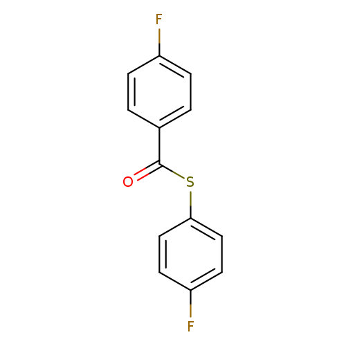 Benzenecarbothioic acid, 4-fluoro-, S-(4-fluorophenyl) ester