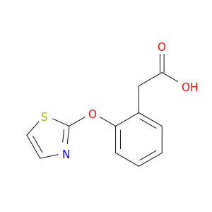 Benzeneacetic acid, 2-(2-thiazolyloxy)-
