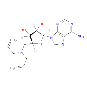 Adenosine, 5'-deoxy-5'-(di-2-propenylamino)-