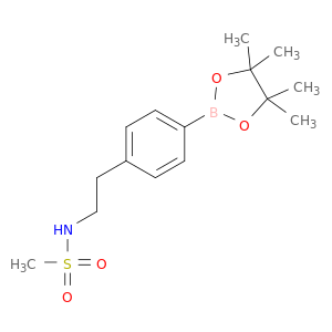 METHANESULFONAMIDE, N-[2-[4-(4,4,5,5-TETRAMETHYL-1,3,2-DIOXABOROLAN-2-YL)PHENYL]ETHYL]-