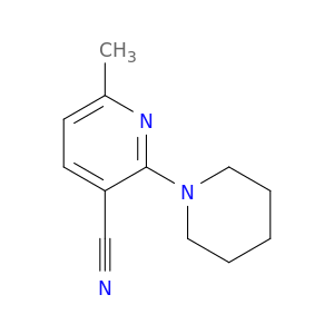 3-Pyridinecarbonitrile, 6-methyl-2-(1-piperidinyl)-