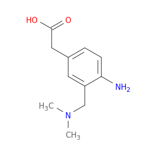 2-[4-amino-3-[(dimethylamino)methyl]phenyl]acetic acid