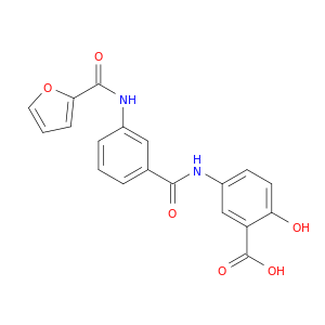 5-(3-(呋喃-2-甲酰胺基)苯甲酰氨基)-2-羟基苯甲酸
