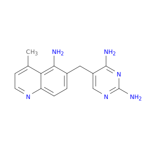 2,4-Pyrimidinediamine, 5-[(5-amino-4-methyl-6-quinolinyl)methyl]-