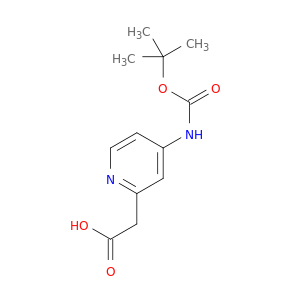 2-(4-{[(tert-butoxy)carbonyl]amino}pyridin-2-yl)acetic acid