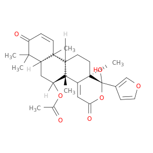 (1s,4br,5r,6ar,10ar,10br,12ar)-1-(furan-3-yl)-1-hydroxy-4b,7,7,10a,12a-pentamethyl-3,8-dioxo-3,4b,5,6,6a,7,8,10a,10b,11,12,12a-dodecahydro-1h-naphtho[2,1-f]isochromen-5-yl acetate
