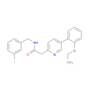 2-Pyridineacetamide, 5-(2-ethoxyphenyl)-N-[(3-fluorophenyl)methyl]-