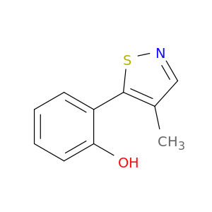 Phenol, 2-(4-methyl-5-isothiazolyl)-