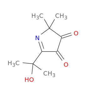 2H-Pyrrole-3,4-dione, 5-(1-hydroxy-1-methylethyl)-2,2-dimethyl-