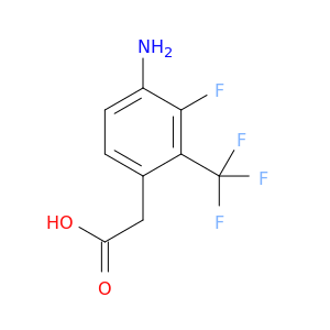 2-[4-amino-3-fluoro-2-(trifluoromethyl)phenyl]acetic acid