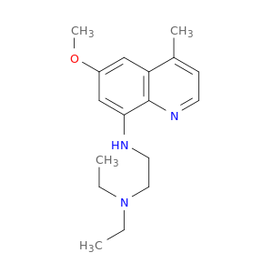 1,2-Ethanediamine,N1,N1-diethyl-N2-(6-methoxy-4-methyl-8-quinolinyl)-, hydrochloride (1:2)