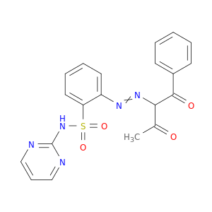 Benzenesulfonamide, 2-[(1-benzoyl-2-oxopropyl)azo]-N-2-pyrimidinyl-
