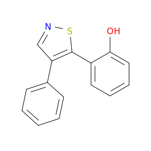 Phenol, 2-(4-phenyl-5-isothiazolyl)-