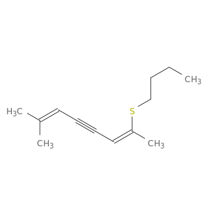2,6-Octadien-4-yne, 2-(butylthio)-7-methyl-, (Z)-