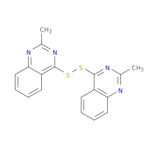 Quinazoline, 4,4'-dithiobis[2-methyl-