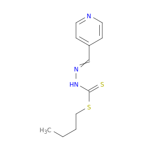 Hydrazinecarbodithioic acid, (4-pyridinylmethylene)-, butyl ester