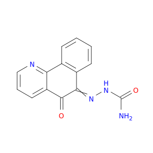 Hydrazinecarboxamide, 2-(5-oxobenzo[h]quinolin-6(5H)-ylidene)-
