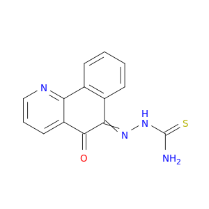 Hydrazinecarbothioamide, 2-(5-oxobenzo[h]quinolin-6(5H)-ylidene)-