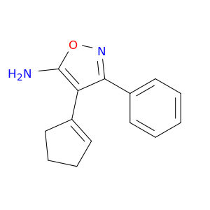 4-(1-环戊烯-1-基)-3-苯基-5-异恶唑胺