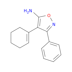 5-Isoxazolamine, 4-(1-cyclohexen-1-yl)-3-phenyl-