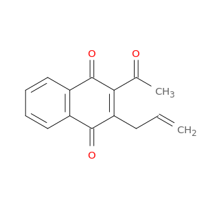 1,4-Naphthalenedione, 2-acetyl-3-(2-propenyl)-