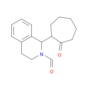 2(1H)-Isoquinolinecarboxaldehyde, 3,4-dihydro-1-(2-oxocycloheptyl)-