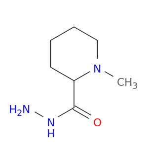 2-Piperidinecarboxylicacid, 1-methyl-, hydrazide