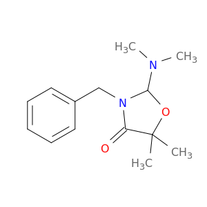 4-Oxazolidinone, 2-(dimethylamino)-5,5-dimethyl-3-(phenylmethyl)-