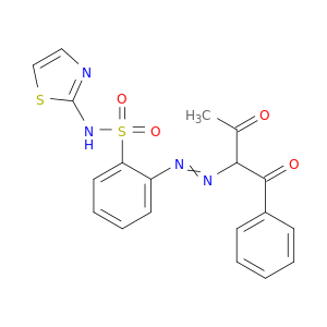 Benzenesulfonamide, 2-[(1-benzoyl-2-oxopropyl)azo]-N-2-thiazolyl-
